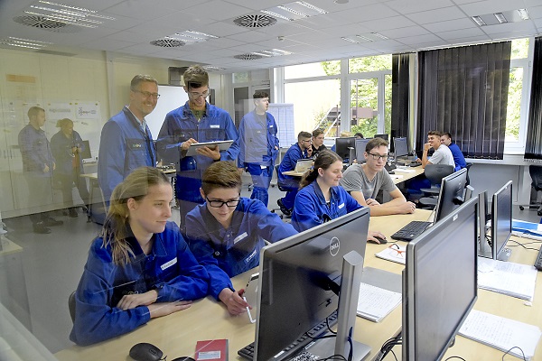 Das Bild stammt nicht aus Illertissen, sondern vom Headquarter in Ludwigshafen, von wo aus wir  über die Digitalisierung in der BASF gebloggt haben. Foto: Sandro