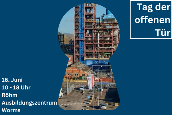 Komm vorbei und schnupper in die Ausbildung bei  Röhm in Worms! (Bild: Röhm)