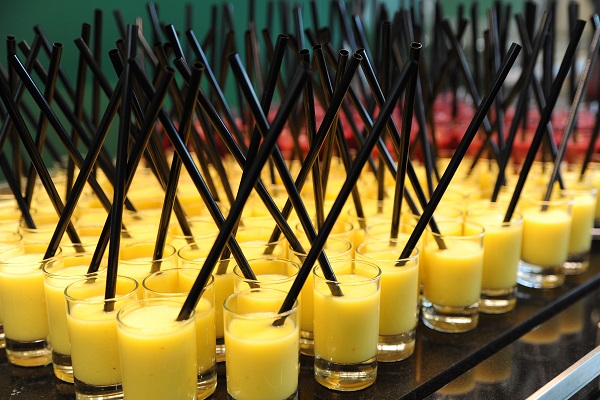 Nach dem sportlichen Einsatz kamen die leckeren Smoothies genau richtig (Foto: Werner und Mertz).
