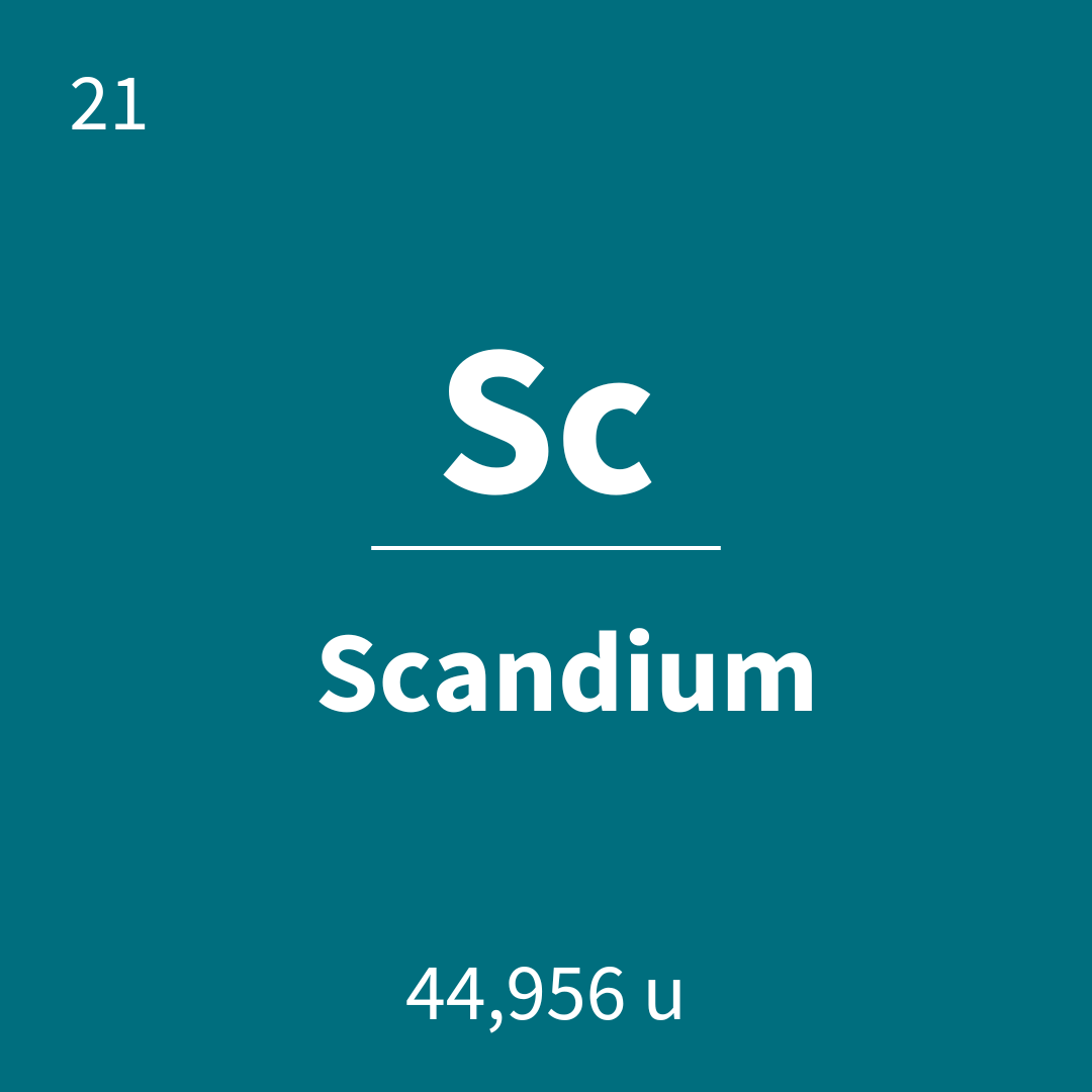 Das Element Scandium